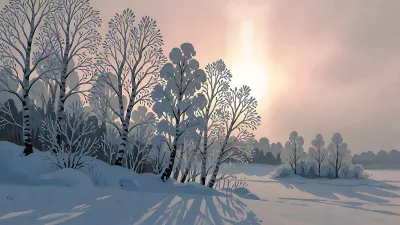 Sonnenpfeiler Winter