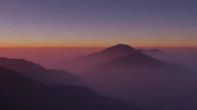 Alpenglow-Schichten