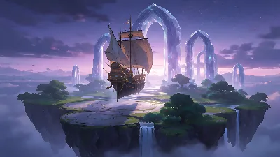 Puerto de Naves en el Crepúsculo