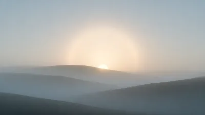 Brume de mer au lever
