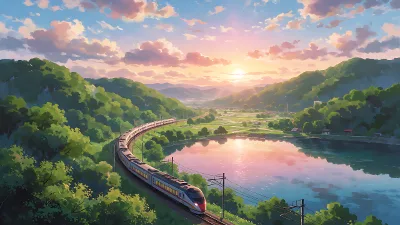 Sonniger Talbahn Traum