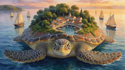 Île Coquillage de Tortue