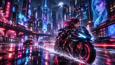Neon Rain — Midnight Run