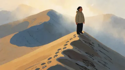 Wüsten-Dünen im Morgenlicht