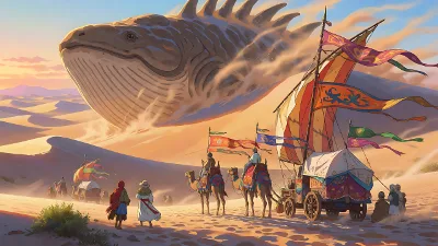 Karawane des Sandleviathans