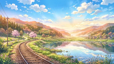 Eisenbahntraum im sonnenverwöhnten Tal