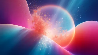 Explosion de Particules Cosmiques