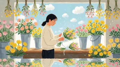 Blumenladen‑Verpackung