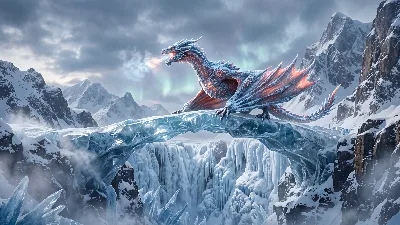Dragon de Givre sur le Pont de Glace