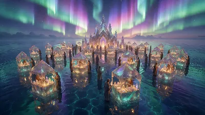 Mercado de Cristales sobre el Mar de Aurora