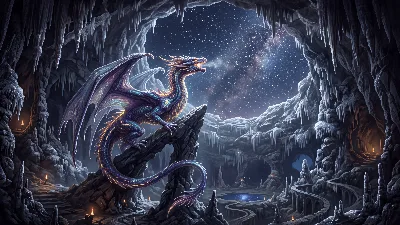 Le Dragon Céleste dans la Caverne Étoilée