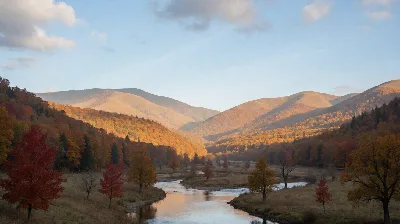 Panorama del Valle de Otoño