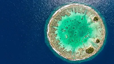 Emerald Lagoon from Above