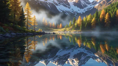 Alpen-Spiegelsee