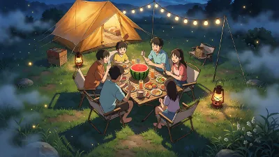 Pause Melon au Campement