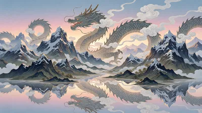 Drache über Sturmgipfeln