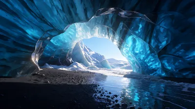 Caverne de Glace Bleue
