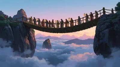 Himmelsbrücke Pilgerfahrt