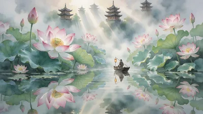 Lac du Lotus de Cristal