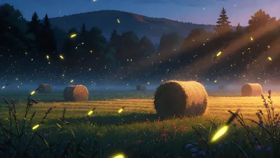 Feuerfliegen-Sommerwiese