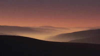 Côte du crépuscule chaleureux