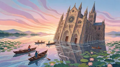 Versunkene Kathedraleinsel