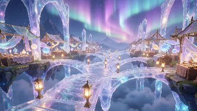 Mercado de Cristales del Cielo Aurora