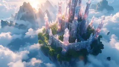 Amanecer Aéreo sobre Cítradel de Cristal