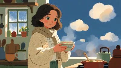 Tasse Winter Suppe
