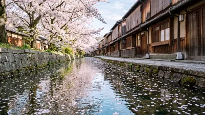 Kyoto Kanalbogens Morgenstimmung
